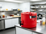 3 Gal/11.4L Insulated Beverage Dispenser, Thermal Hot & Cold Drink Server with Spigot, Stainless 44738614