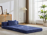 Compression Sofa,Convertible Floor Sofa Bed with Fixed-Shape Frame,Single Seater Boneless Modular 16454483