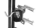 6-inch Dual Wheels Trailer Jack, 1500 lbs, for RV, Boat, Trailer and More, Black 33045451