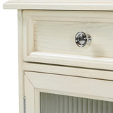 2-in-1 Vanity Desk with Flip-Top Mirror, Dressing Table Set with Drawer & Cabinet, Multi-Functional 45102878