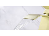 Waterfall Spout Single Handle Bathroom Sink Faucet 04317377