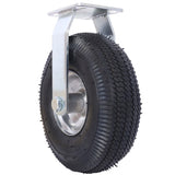 4PCS 10IN CASTER pneumatic tire, Caster Wheel, Swivel Plate, Steel Hub with W465130466