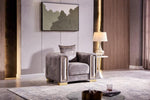 ZUN Modern Style Chair in Silver B009141292