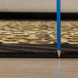 Tribes GC_YLS4014 Multi 5 ft. 3 in. x 7 ft. 3 in. Animal Print Area Rug B186P316769