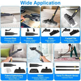 1800W High Pressure Steam Cleaner - 212 Chemical-Free Deep Cleaning, 5 Bar Pressurized, 2L 304 98284849