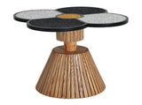 Unique Four-Leaf Clover Side Table for Living Room, Bedroom & Small Spaces Decorative Accent Table N770P355444N