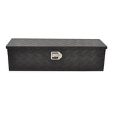 Black Aluminum Tool Storage Box Fit For Pickup Truck Bed Lock MT018002 01762450