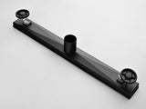 24 Inch Linear Shower Drain with 2-in-1 Flat & Tile Insert Removable Cover, 304 Stainless Steel with 92502598