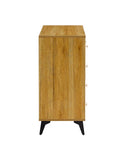 ZUN CABINET WOOD MDF BOARDS, 9 Drawers Dresser, WOOD COLOUR 50062469