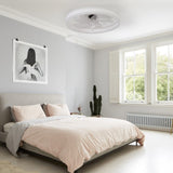 ZUN Ceiling Fan with Lights Dimmable LED W1340P176451