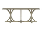 U-Style 59.8'' Wooden Console Table with Oak Veneer Top,Farmhouse Entryway Table with Rubber Wood N711P295300E