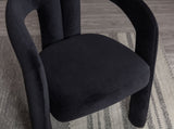 COOLMORE Contemporary Designed Velvet Fabric Upholstered Accent/Dining Chair /Barrel Side Chairs W395103721