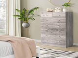 Modern Simple 7-Drawer Dresser Gray 00534308