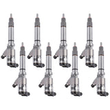 8x Fuel Injectors 0445120027 Fits for 2004.5-2005 GM Chevrolet Silverado Sierra 3500 6.6L Duramax 70730215