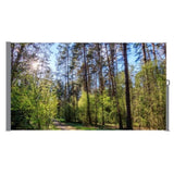 71"x138" Retractable Side Awning Screen, Semi-transparent with UV printing,UPF50,Ideal for blocking W2205P305891