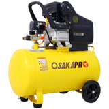 4.5HP Portable 13 Gallons Oil-Lubricated Air Compressor Tank Ultra Quiet Horizontal Tank Adjustable 48714022