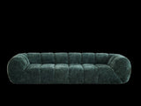 Chenille Pure Foam Sofa, Quilted Cloud Sofa, Deep-Seat Chenille Pure Foam Sofa, Comfortable W834P442223