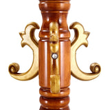 Crabapple Colored Solid Wood Hanger, Modern And Simple Coat And Hat Rack, Resin Stainless Steel W1151P276818