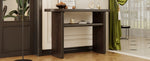 ZUN TREXM Elegant Minimalist Console Table with Rounded Edges and Sturdy Shelf Design for Entryway, N715P195554P