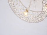 19.6'' Flush Mount Ceiling with Light Kit, Crystal Ceilings with Remote Control,Chandelier W3596P462038