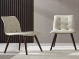 Dining Chairs Set of 2PCS/CTN Kitchen Mid Century Modern Chairs with Wood Legs and PU Leather W5630P456169