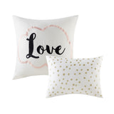 King/Cal King Metallic Printed Comforter Set B03595842