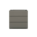 ZUN Alice-30F-102,Floor cabinet WITHOUT basin, Gray color, With three drawers, Pre-assembled W1865107751