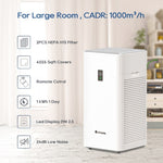 ZUN Lifubide Large Room Air Purifier, H13 True HEPA,4555 Sq.Ft Coverage,24dB Low Noise For 78344112