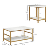 ZUN Set of 2 Coffee Tables （Prohibited by WalMart） 15825021