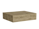Floating Nightstand 5"H, Modern Wall-Mounted Bedside Shelf with Drawer, Macadamia B097P167435