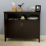 Kitchen Storage Sideboard And Buffet Server Cabinet-Brown Color W28209564
