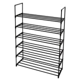 ZUN 6 Tiers Shoe Rack Shoe Tower Shelf Storage Organizer For Bedroom, Entryway, Hallway, and Closet 37112785