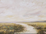 Hand Embellished Framed Canvas Abstract Landscape Wall Art B035129252
