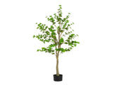 76" Artificial Enkianthus Tree with Black Plastic Pot N772P286779G