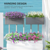 ZUN Garden Bed、 Galvanized Planter 52494762