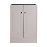 24" Freestanding Bathroom Vanity & 2 Soft-Close Cabinet Doors -Excluding Sink W999P241051