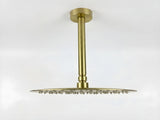 12" Brushed Gold Bathroom Luxury shower head,High Pressure Rain Shower Head, Ultra-Thin Showerhead 99151914