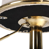 Off-White velvet bar chair, pure gold plated, unique design,360 degree rotation, adjustable W117064133