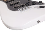 GST Stylish Electric Guitar Kit with Black Pickguard White 94258666