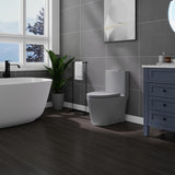 1.1/1.6 GPF Dual Flush One-Piece Toilet, Button on Tank top S-trap 12 inches, Elongated Bowl with W3192P277860