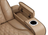 Fortuner Modern Style Upholstery Recliner Loveseat Made with Wood & Massage Function Included B009P439071