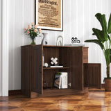 ZUN Modern Wood Buffet Sideboard with 2 doors&1 Storage and 2drawers -Entryway Serving Storage Cabinet W331P242454