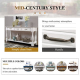 63inch Long Wood Console Table with 3 Drawers and 1 Bottom Shelf for Entryway Hallway Easy Assembly W1202114029