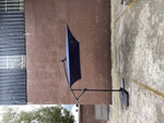 ZUN Rectangle 2x3M Outdoor Patio Solar Powered LED Lighted Sun Shade Market Waterproof 6 Ribs W656127031