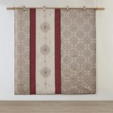 Queen 7 Piece Jacquard Comforter Set with Throw Pillows B03597220