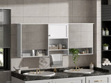 55 inch Wall-Mount 3-in-1 Mirror Cabinet with Adjustable Shelf, Soft-Closing Hinges, High-Quality N710P401336K