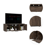 ZUN Novel TV Stand For TV´s up 60", Double Door Cabinet, One Flexible Cabinet B128P148764