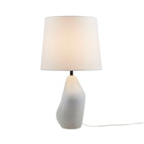 ZUN Asymmetrical Ceramic Table Lamp Grey See below B035P264543