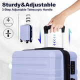 luggage sets 3 piece,carry-on luggage with wheels,check in luggage,28/24/20 inch luggage,tsa W2880P208414