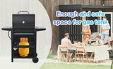 Propane Gas Grill 3 Burner Barbecue Grill, Stainless Steel 26,000 BTU Patio Garden Barbecue Grill W3212P279745